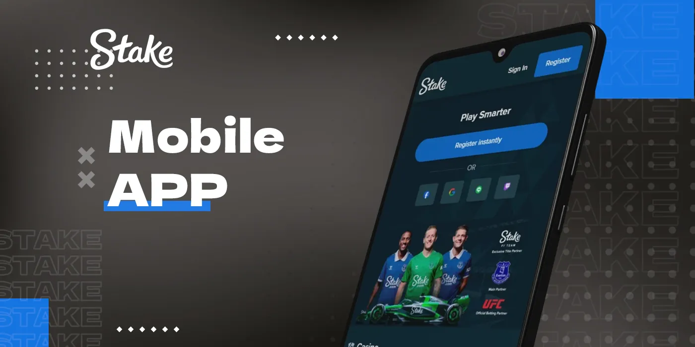 Stake mobile betting and online casino app 