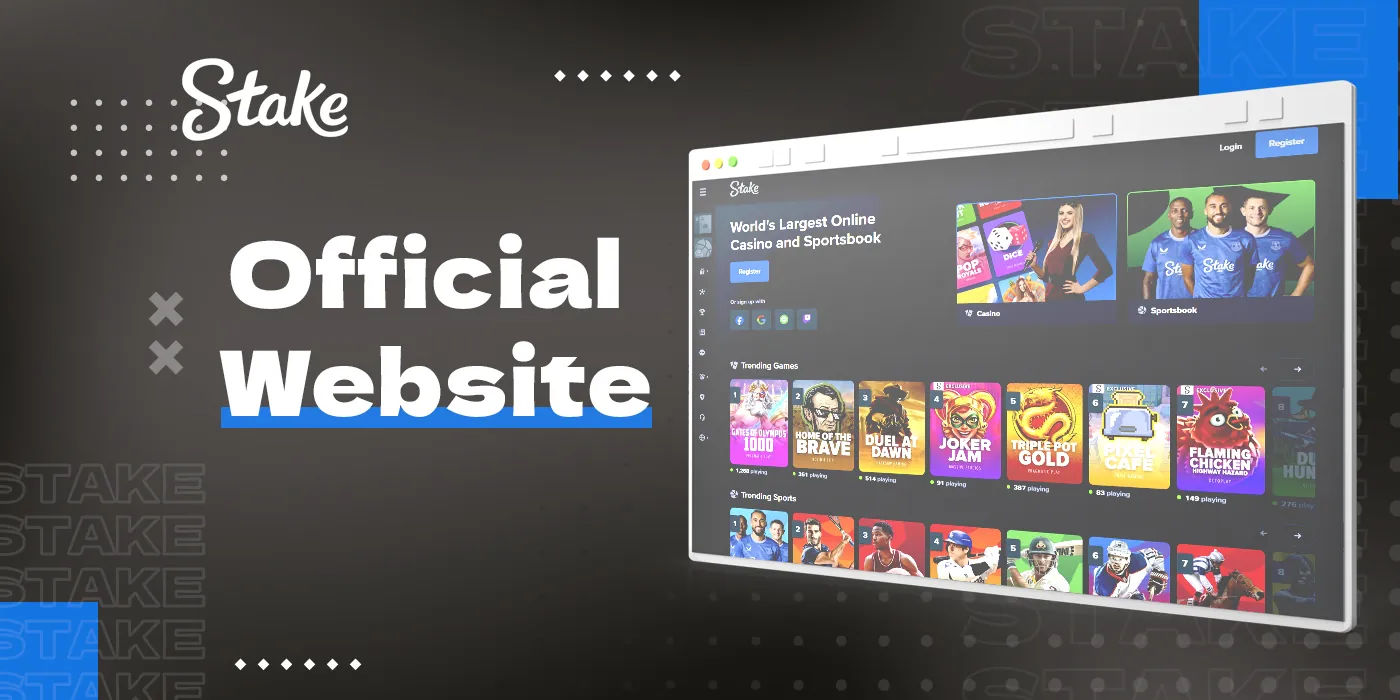 The official site for online casino games and sports betting Stake 