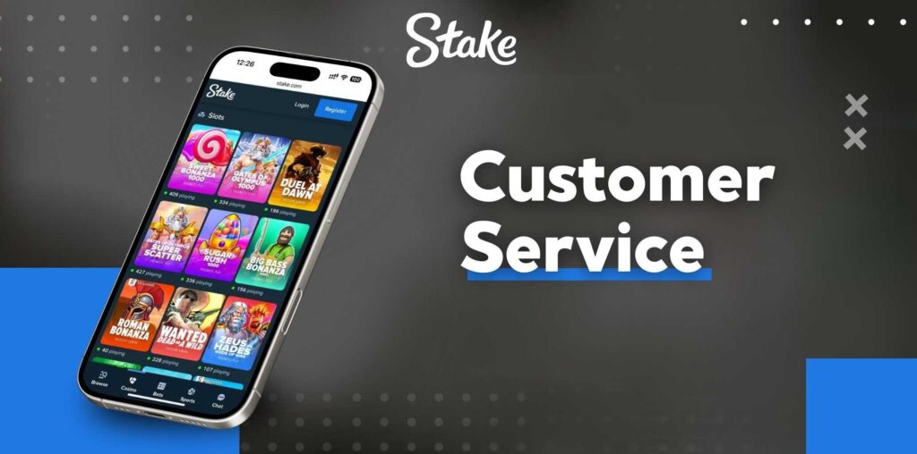 Customer Service in the Stake Pakistan App